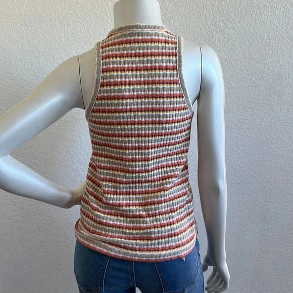 Madewell "retro style tank  stripe size Large - Picture 4 of 5